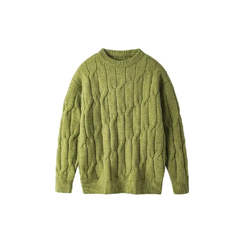 Trendy Plain Polyester Sweater-2