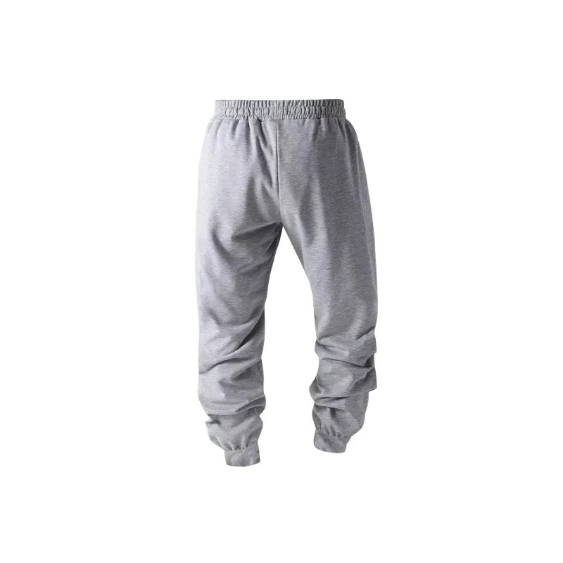 Simple Regular Polyester Casual Pants-1