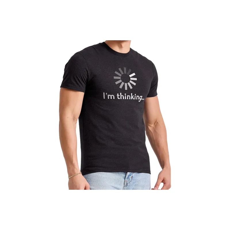 Simple Basics Bird's Eye Fabric T Shirt-2