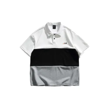 Color Splicing Short Sleeve T Shirt