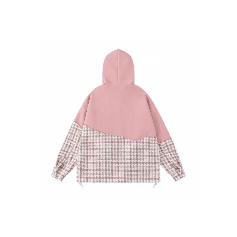 Retro Fashion Plaid Casual Sweatshirt-3