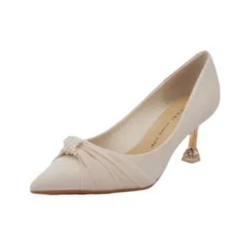 Elegant Pearls High Heels
