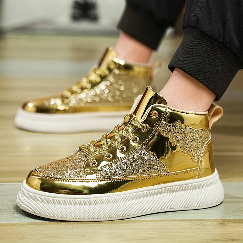 Casual Sequins Stylish Skateboarding Shoes-2