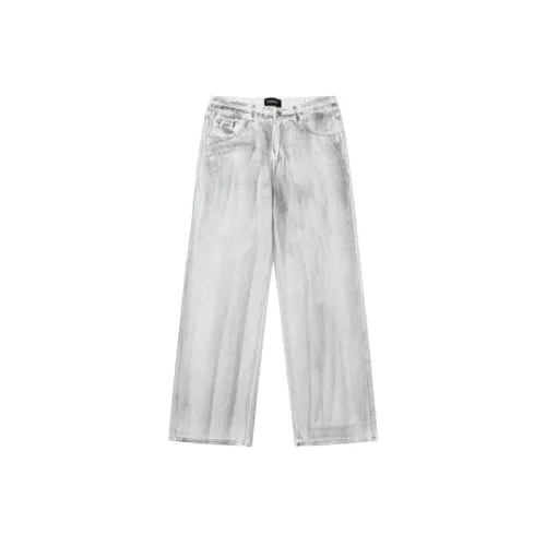 Hip-Hop Old Straight Jeans