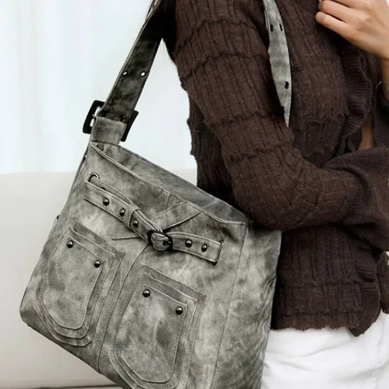 Cool Denim Shoulder Bag-8
