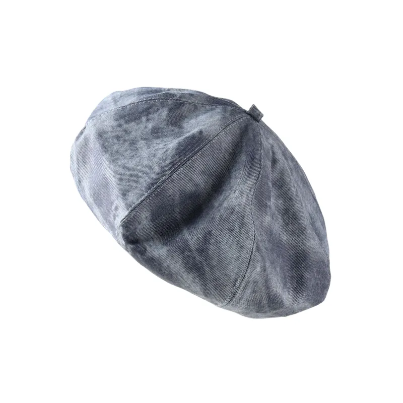 Retro Denim Beret-1