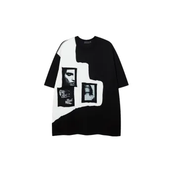 Oversize Retro Short sleeved T shirt