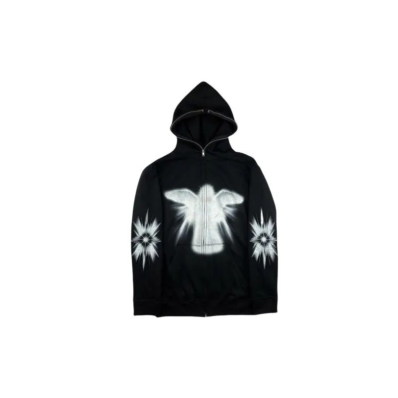 Printing Hooded Long Sleeve Sweatshirt