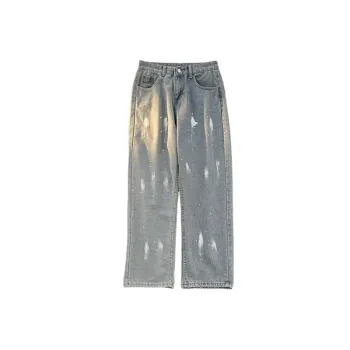 Retro Loose Straight Jeans