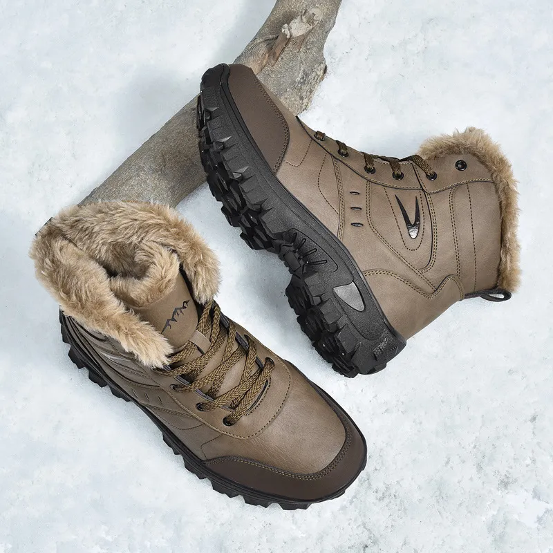 Casual Zipper Snow Boots-1
