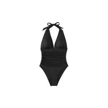 Glamorous Plain Polyester Bodysuit Women