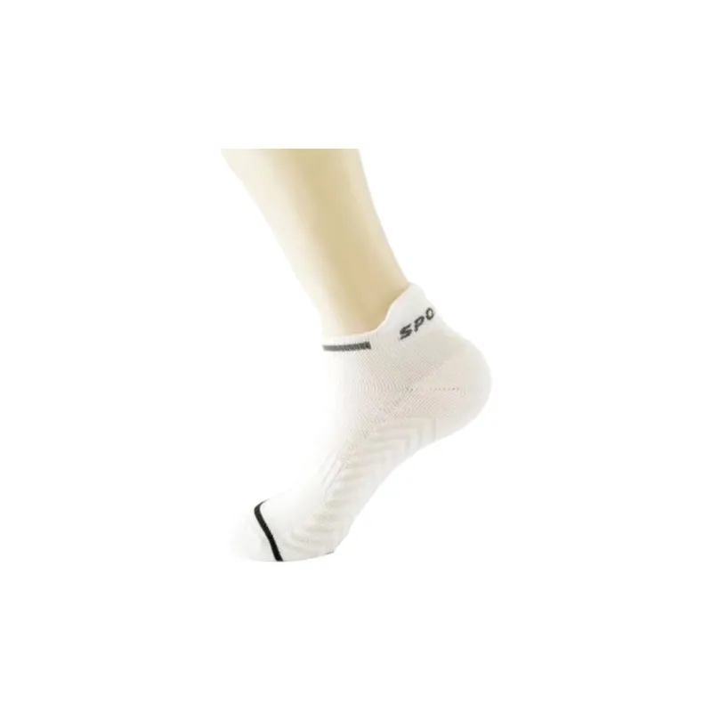 Sporty Breathable Polyester Cotton Mid Calf Sock-1