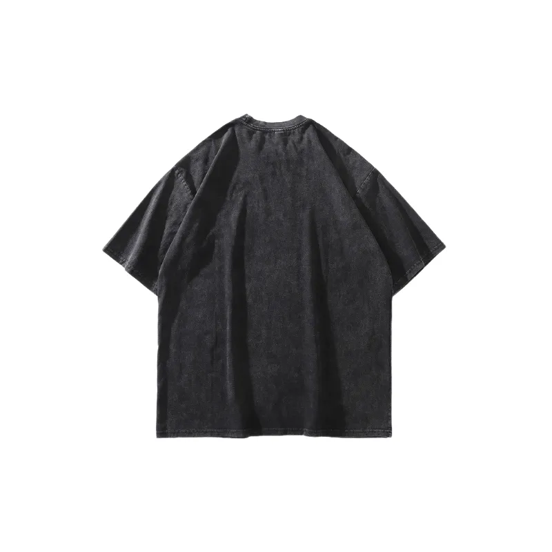 Street Washed 100% Cotton T Shirt-1
