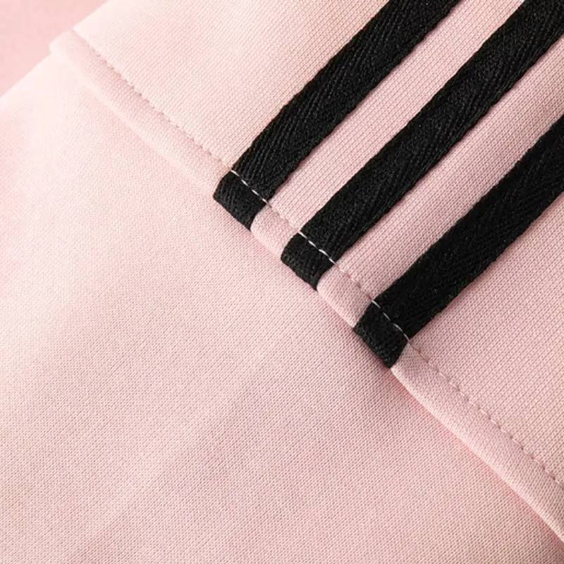 Casual Striped Polyester Sweatshirt-7