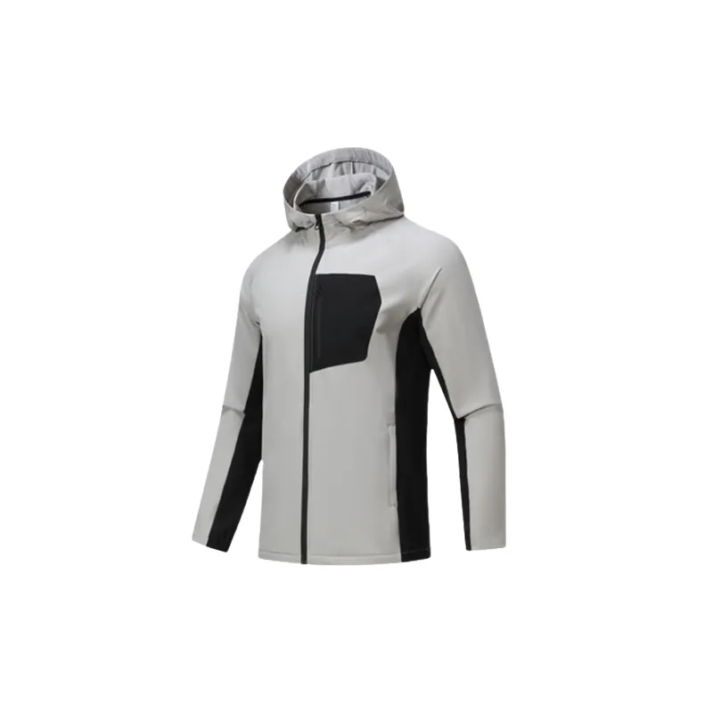 chenille-patch panelled sweatshirt