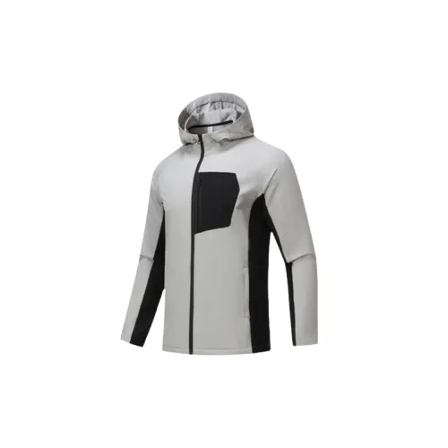 Sporty Warming Linen Blend Fabric Jacket