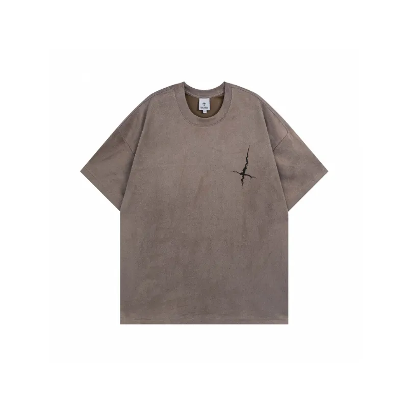 Street Trendy Blended Synthetic Fabrics T Shirt Unisex-0