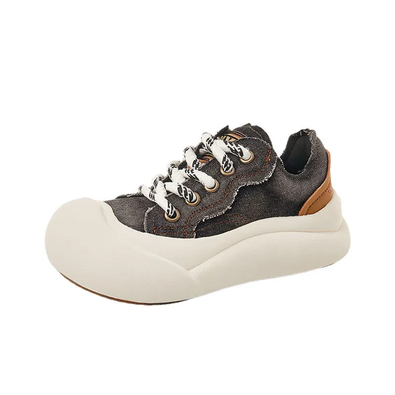 Versatile Thick Soled Canvas Shoes-5