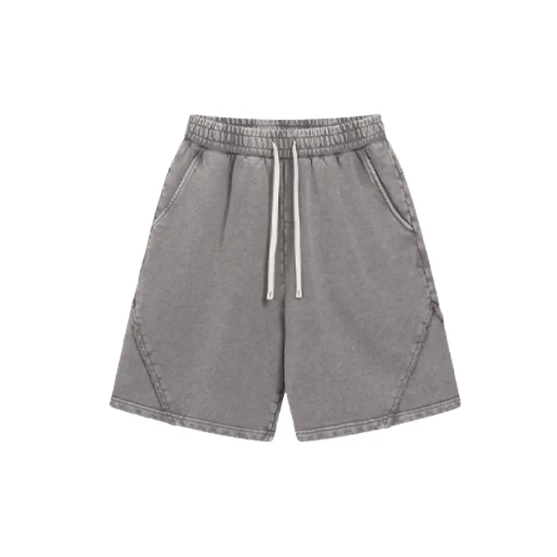 Street Retro Cotton Sports Shorts-4
