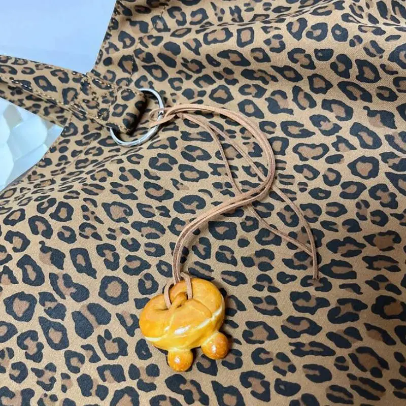 Leopard Print Casual Shoulder Bag-2