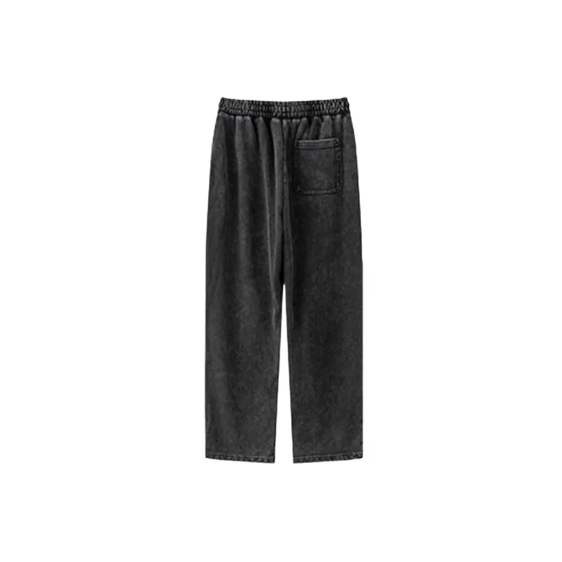 Street Washed Cotton Sports Pants-9
