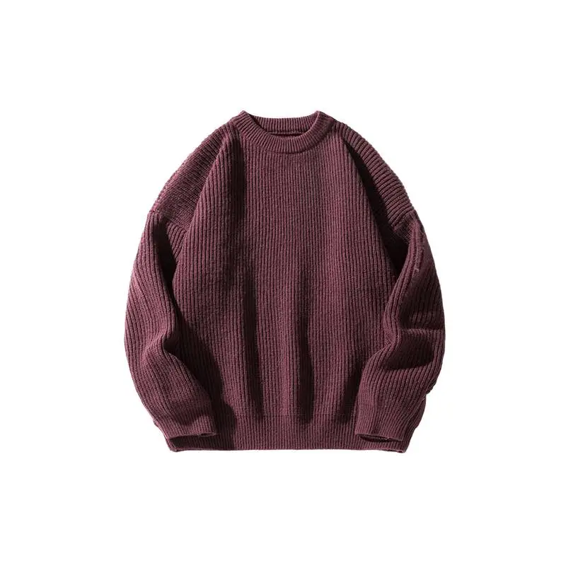 Fashionable Plain Sweater-6
