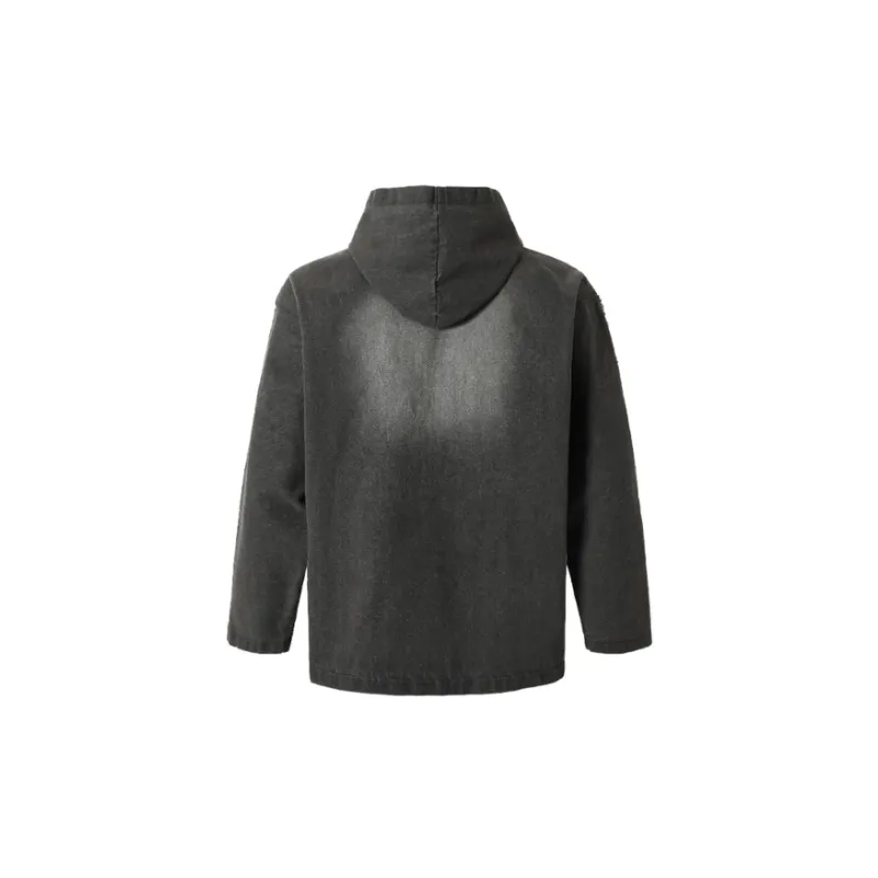 Loose Hooded Couple Sweatshirt-1
