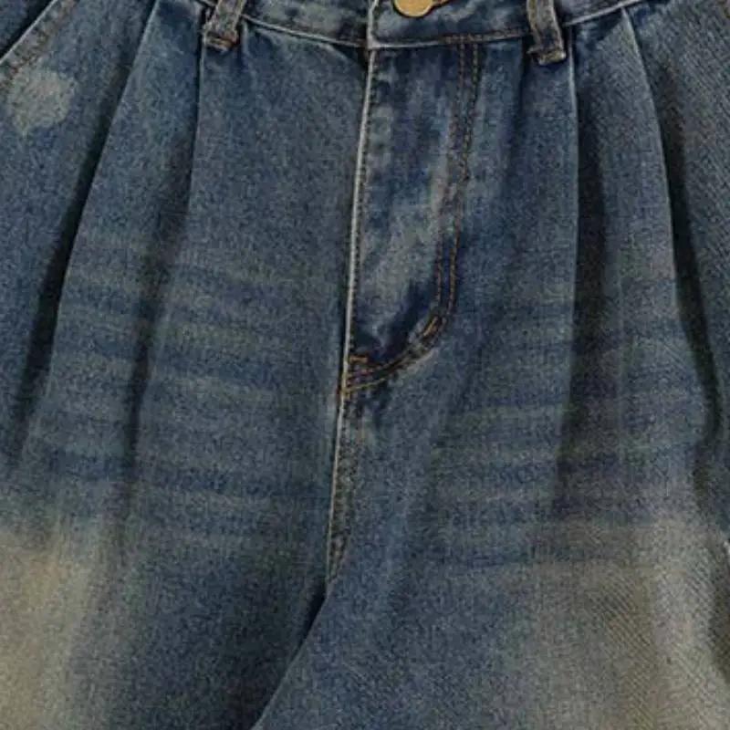 Simple Basics Denim Shorts-2
