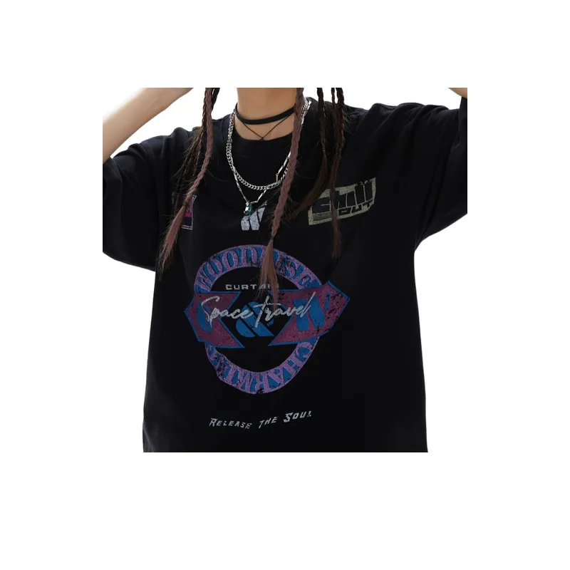 Retro Versatile Trendy T Shirt-2