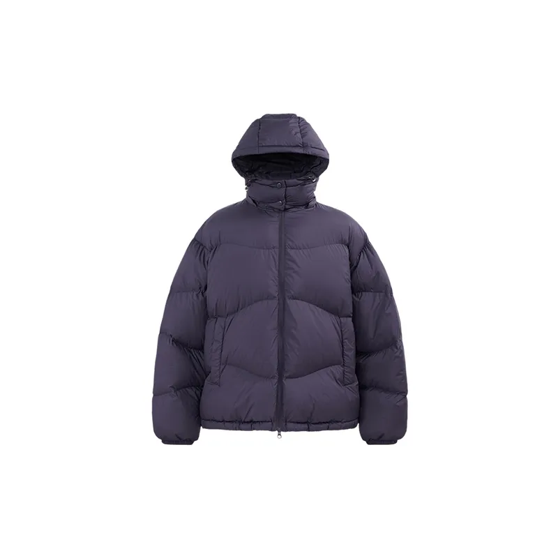 Fashionable Simple White Duck Down Jacket-7