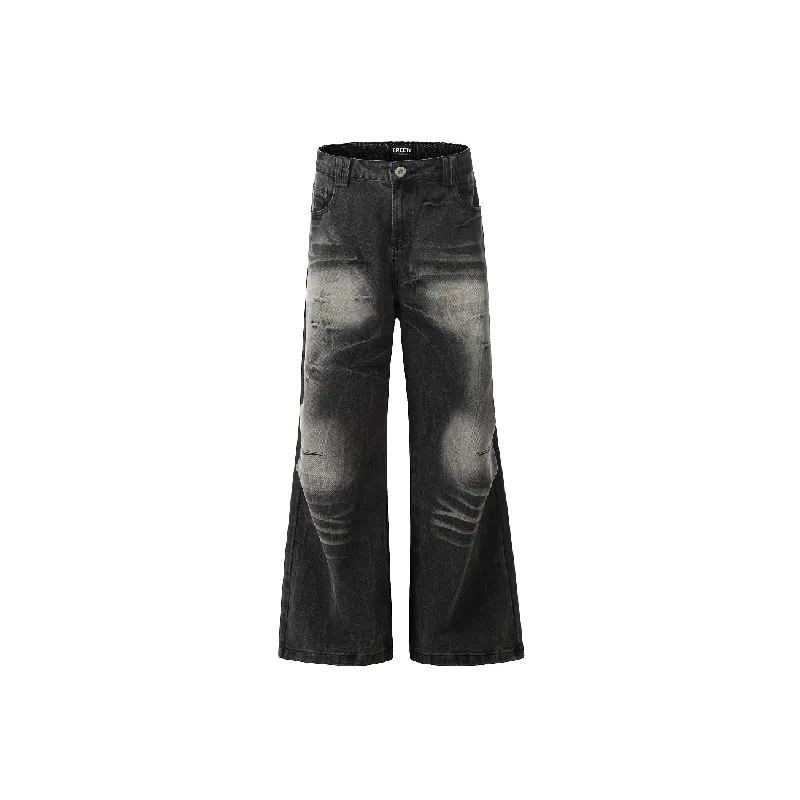 Trendy Wide Leg Jeans-0