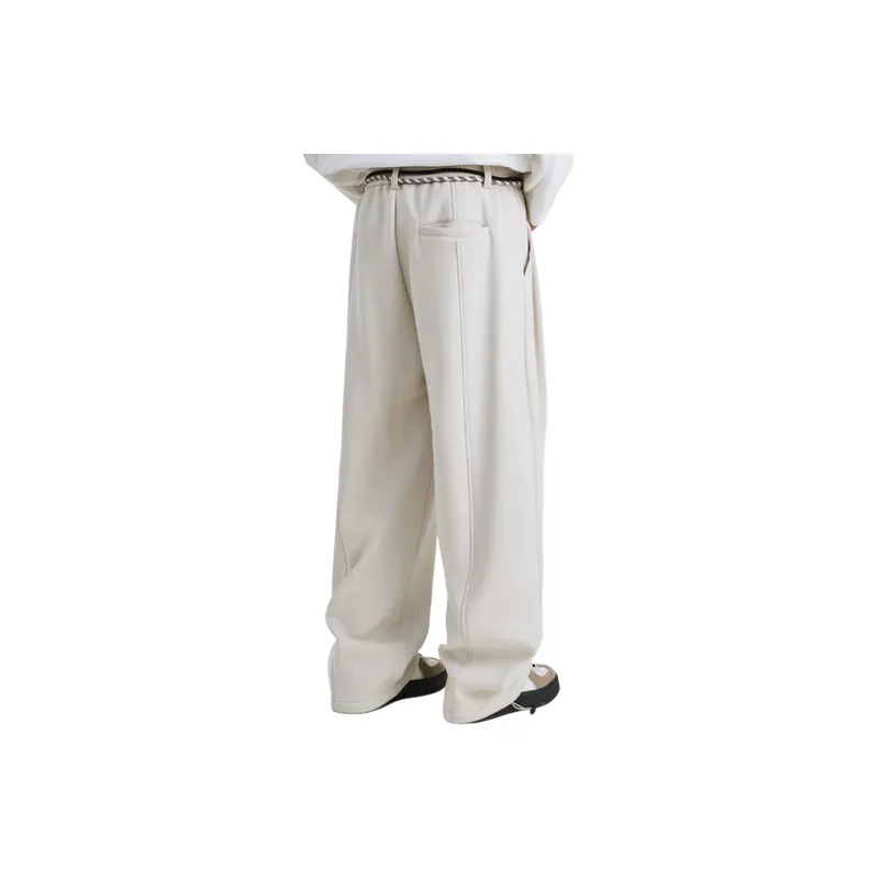 Simple Funky Cotton Blended Fabric Casual Pants-6