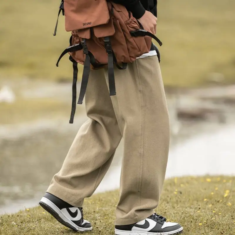 Fashionable Loose 100% Cotton Casual Pants-11