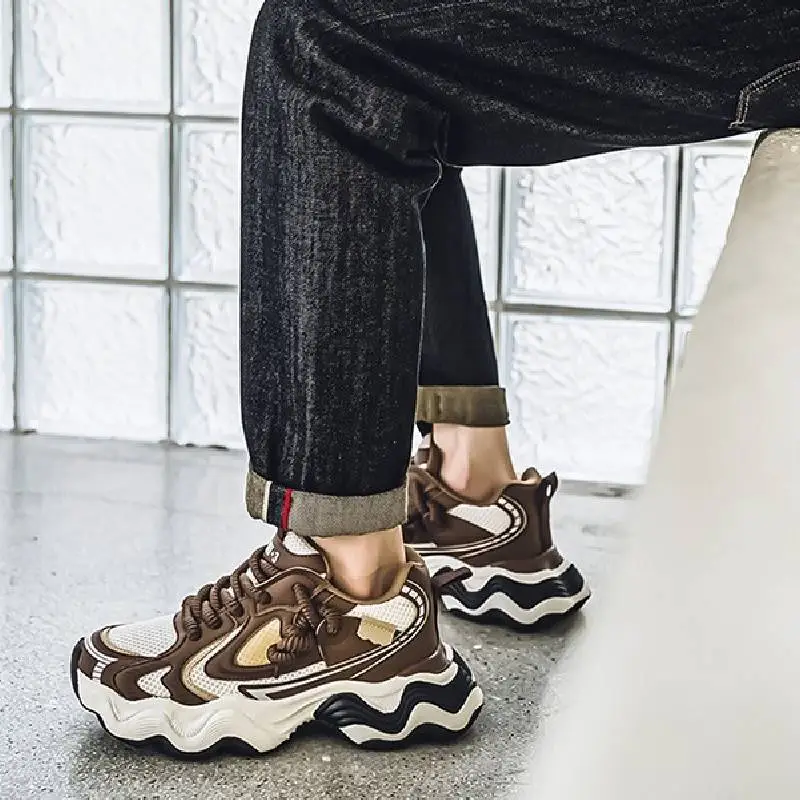 Breathable Casual Chunky Sneakers-9