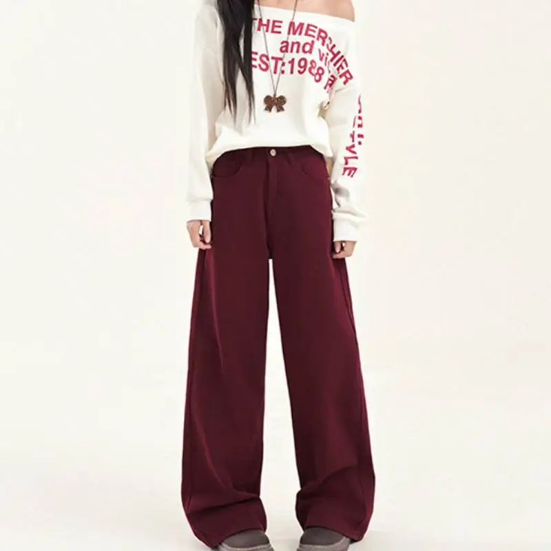 Casual Washed Jeans Women-6