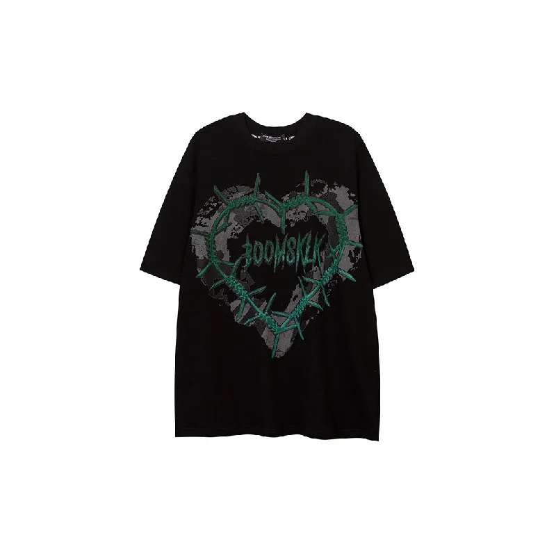 Fashion Hip Hop Cotton T Shirt-0