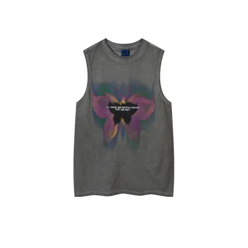 Graffiti Butterfly Sports Sleeveless Vest