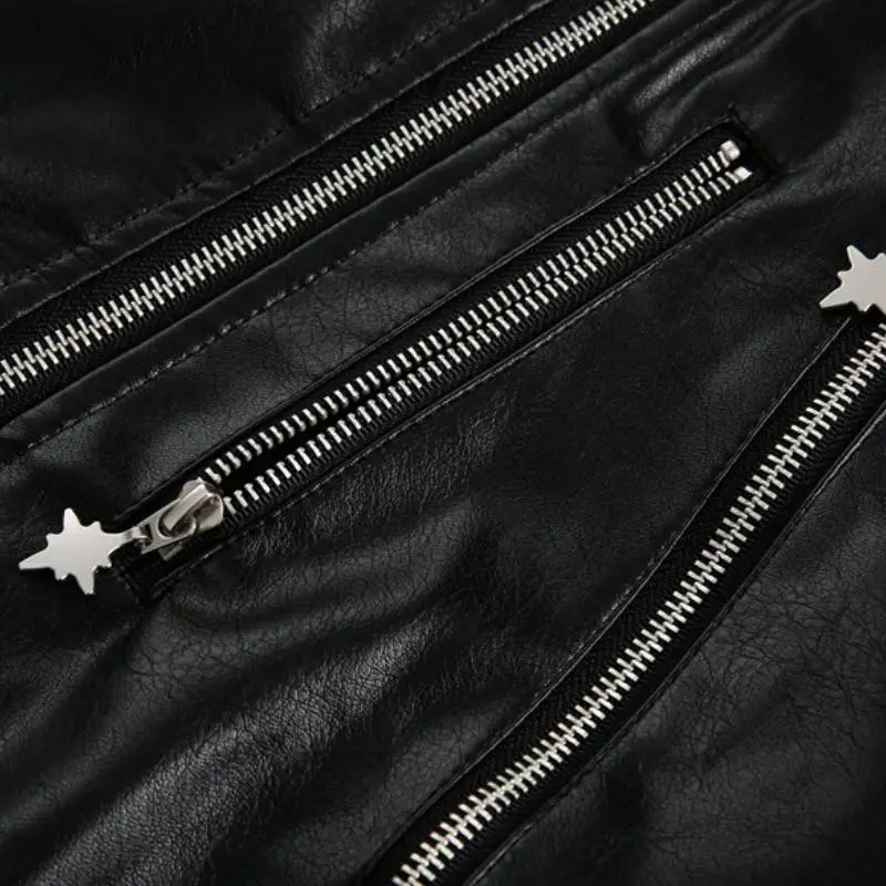 Cool Long Sleeve PU Jacket-5