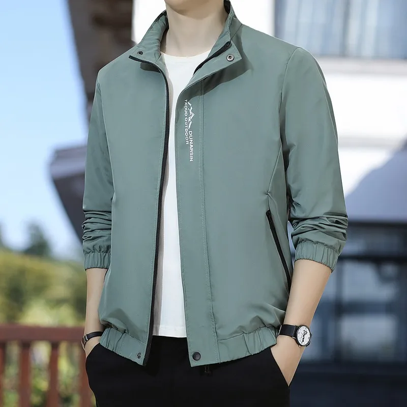 Casual Loose Blended Synthetic Fabrics Jacket-1
