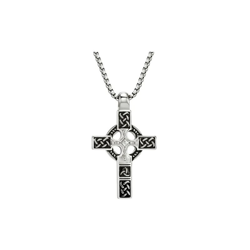 Titanium Steel Cross Necklace