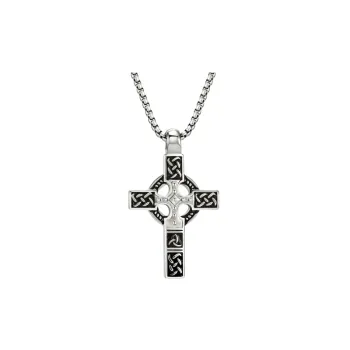 Titanium Steel Cross Necklace