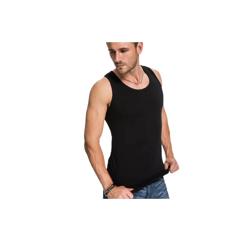 Sporty Loose Cotton Vest-4