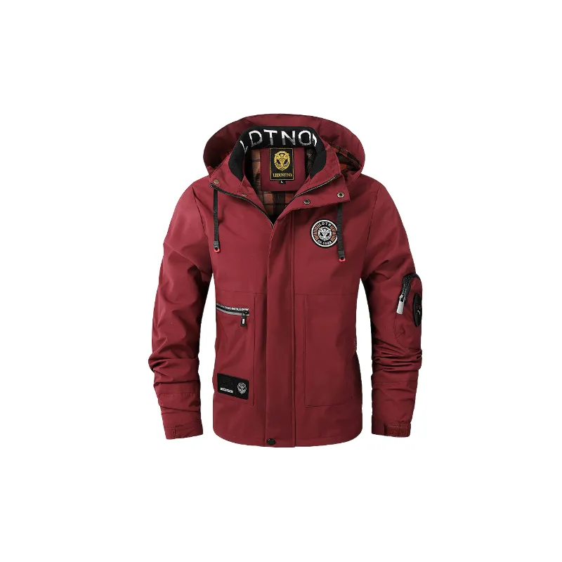 Fashionable Warming Blended Synthetic Fabrics Jacket-2