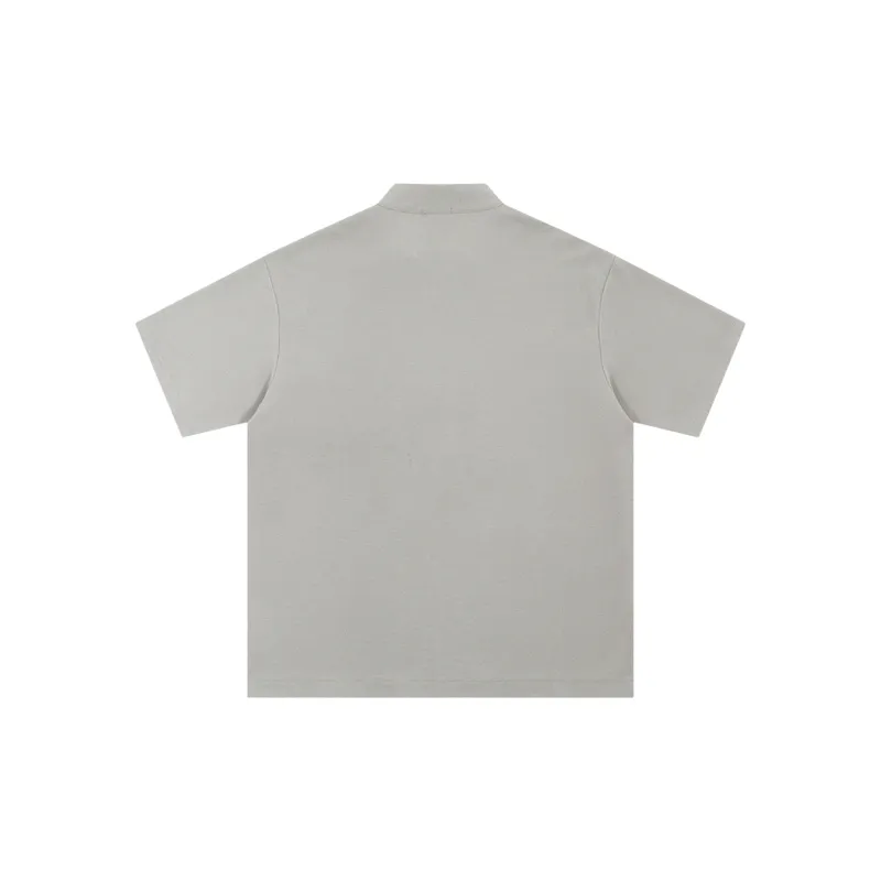 Casual Loose Cotton Blended Fabric T Shirt-1