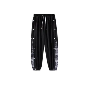 Cashew Flower Cotton Breasted Pants