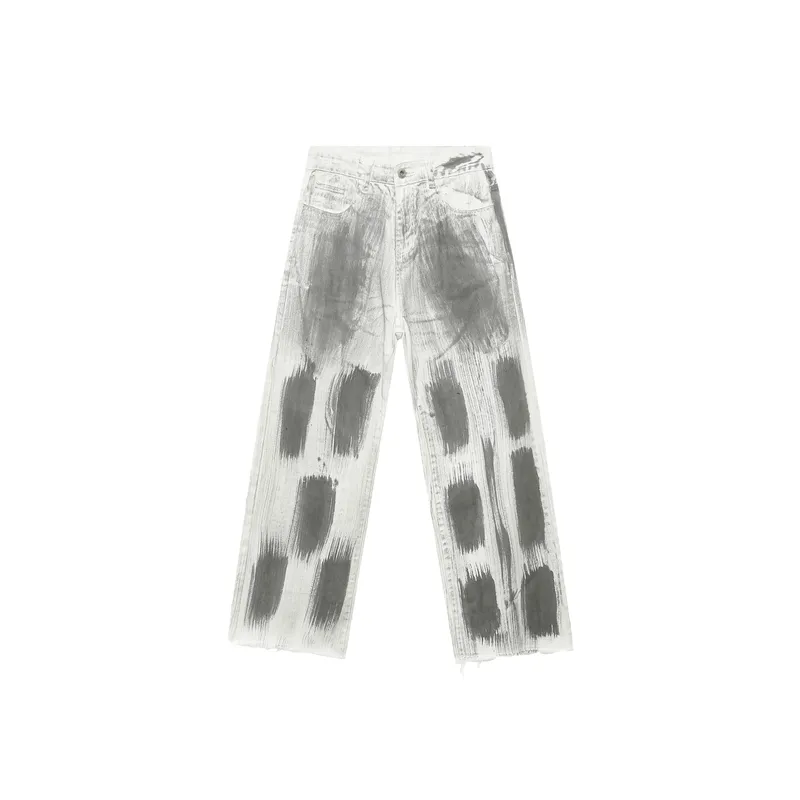 Loose Straight Leg 100% Cotton Casual Pants-0