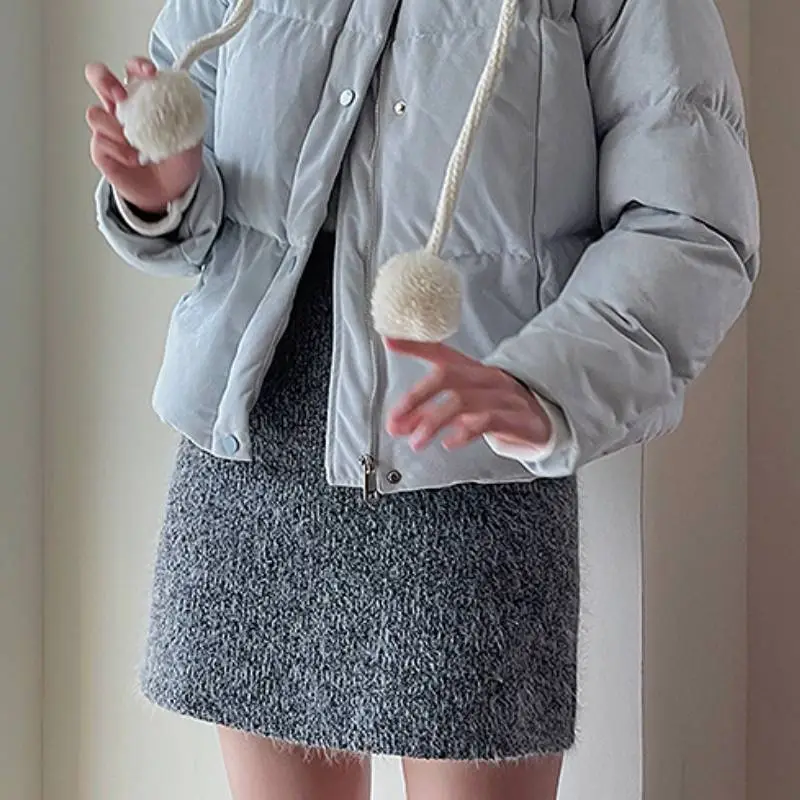 Elegant Loose Polyester Casual Skirt Women-9