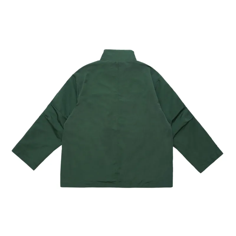 Stand Collar Zipper Coat-5