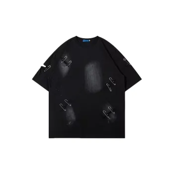 Ripped Trendy Brand Loose T Shirt