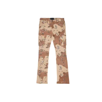 Loose Straight Leg Four Way Stretch Fabric Casual Pants